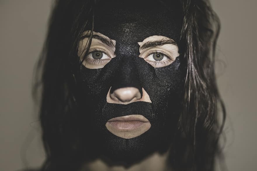 péče o kůži, maska, tvář, žena, portrét, obličejová maska, krása, kůže, hygiena, dívka, Modelka