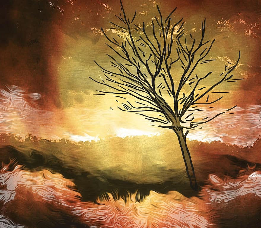 Wildfires, Earth Day, Arbor Day, Flames, Tree, Burning, Disaster, Environment, Earth, Nature, Day