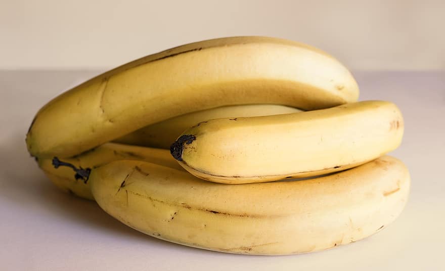 банани, плодове, сладка, зрял, прясно, продукция, жътва, органичен, здрав, пресни продукти, жълт