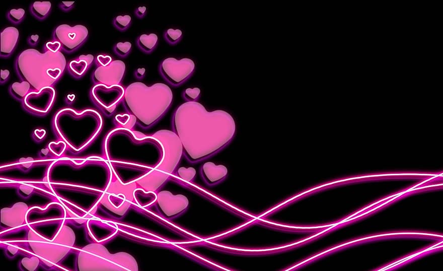 hart-, liefde, geluk, Valentijnsdag, romance, romantisch, loyaliteit, inschrijving, tederheid, genegenheid, patroon