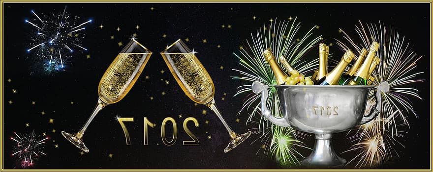 नववर्ष की पूर्वसंध्या, नए साल का दिन, सिलवेस्टर, वार्षिक वित्तीय विवरण, आतिशबाजी, नए साल की बधाई, 2017, नया साल 2017, राकेट, त्यौहार, पार्टी