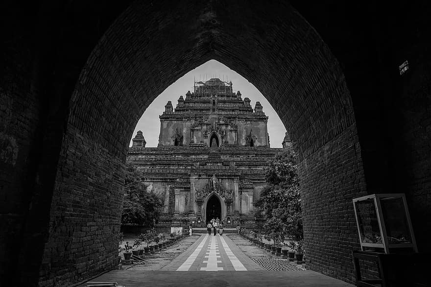 monokrom, sort og hvid, fotografering, XT20, Fujifilm, rejse, Bagan
