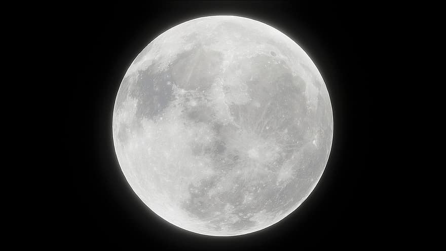 ay, gökyüzü, Dolunay, gece, Ay ışığı, kameri, Karanlık gökyüzü, luna, fantezi, astronomi