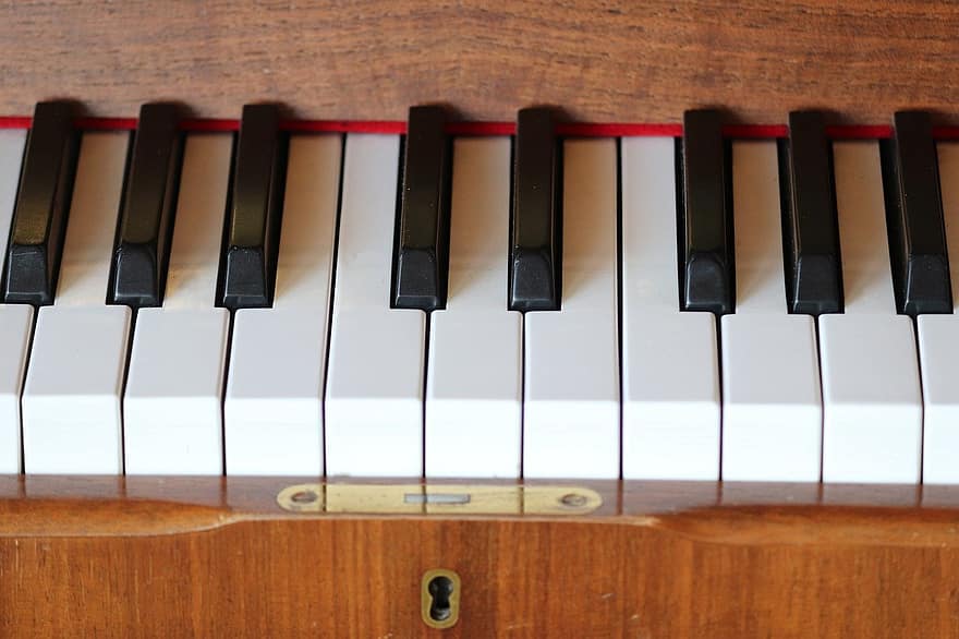 Harmonium, Piano, Musical Instrument, Music, Concert, Piano Keys, Piano Keyboard, close-up, wood, piano key, macro