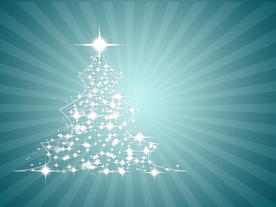 νέος χρόνος, κάρτα, χαρούμενος, έτος, νέος, εορτασμός, Χριστούγεννα, χαιρετισμός, σχέδιο, φως, μπλε
