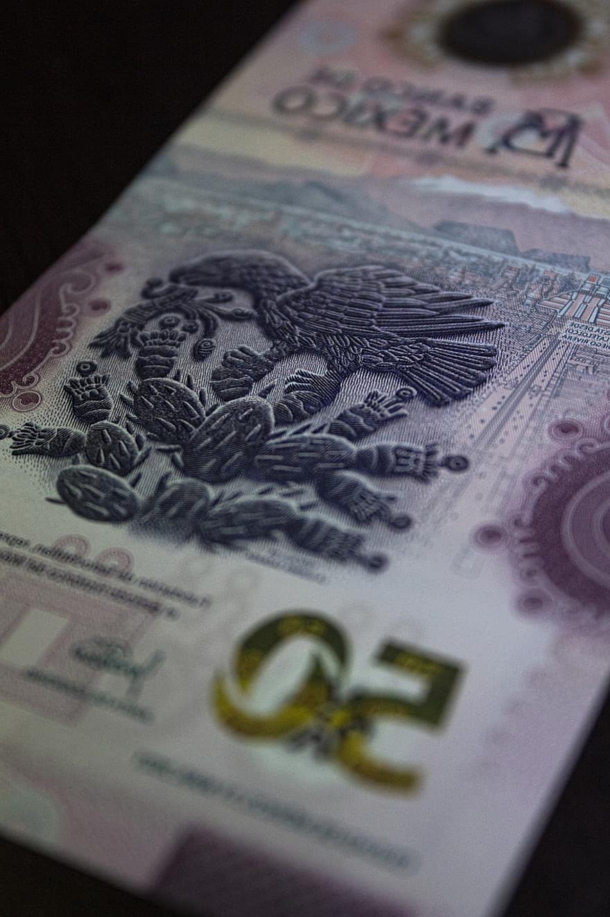penge, Mexico, peso, kontanter, bank, økonomi