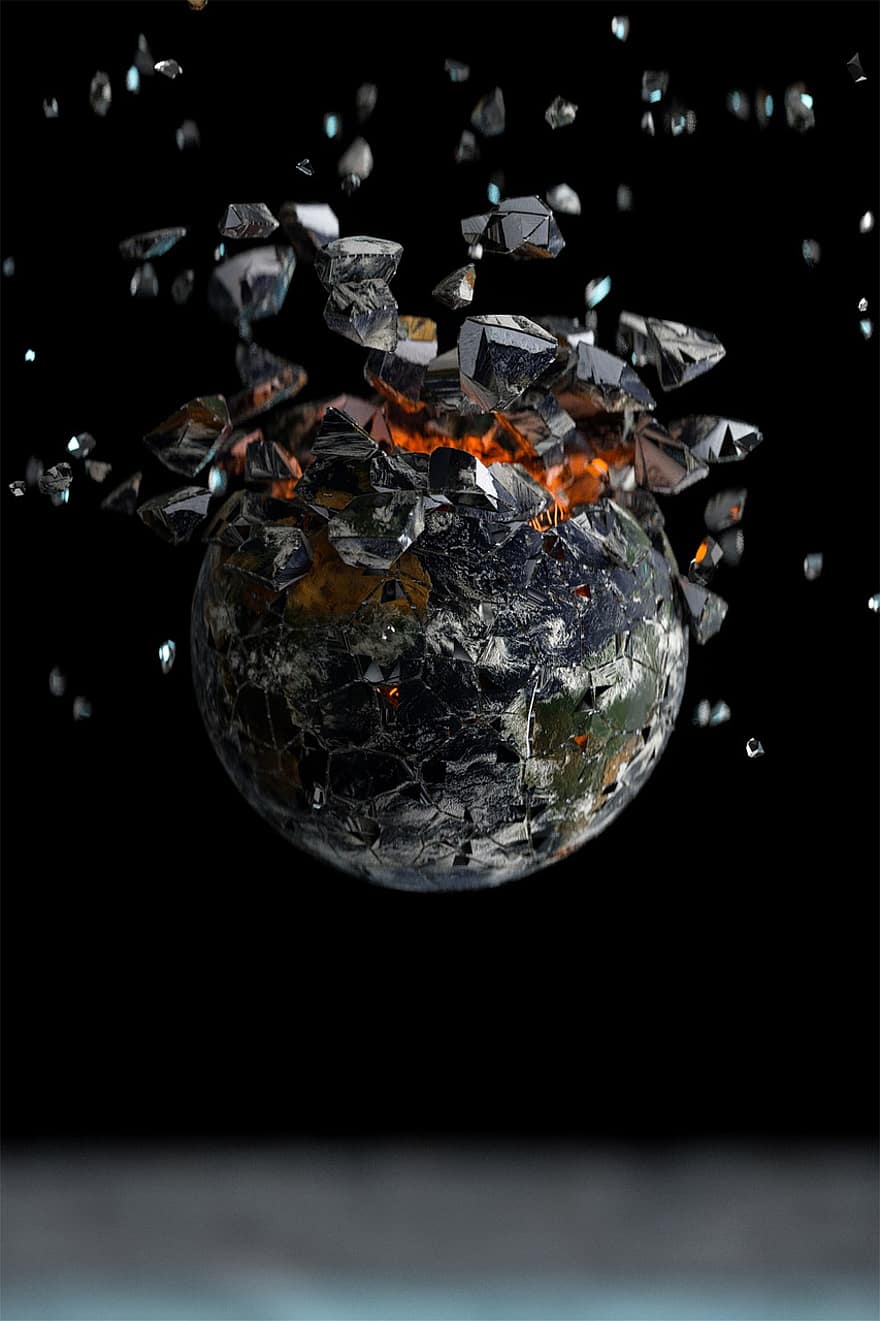 изменение климата, земной шар, экологическая катастрофа, планета, загрязнение окружающей среды, пространство, космическое пространство, астрономия, вселенная, парниковый эффект, 3D визуализация