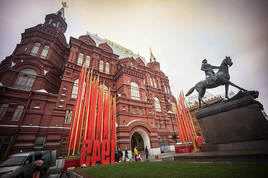Venäjä, punainen neliö, arkkitehtuuri, maamerkki, historiallinen rakennus