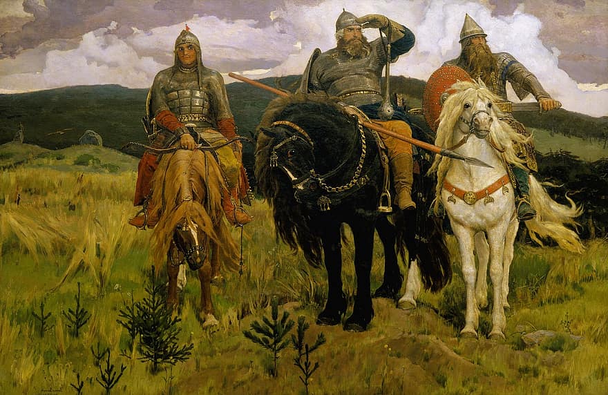 pictură, Vasnețov Victor Mihajlovici, Bogatyrs