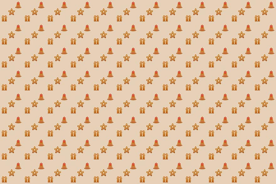 Christmas Wrapping Paper, Christmas Paper, Pattern, Background, Brown, Christmas, Christmas Background