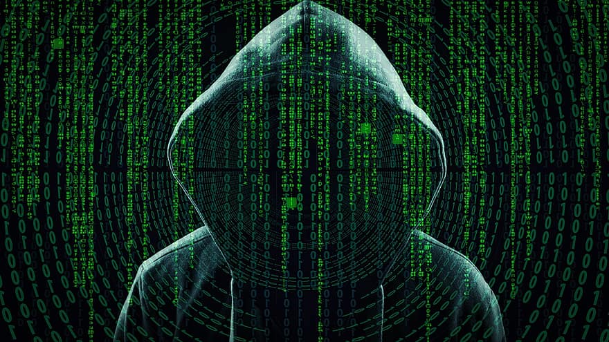 Security, Computer, Protection, Hood, Code, Matrix, Data, Technology, Hacker