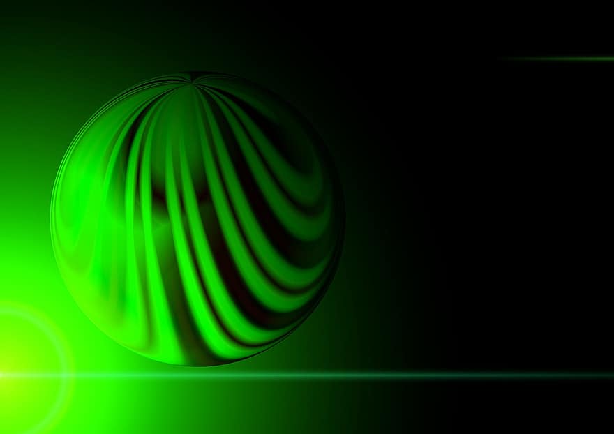 minge, verde, textură, rundă, fundal, abstract, fractali, model, linii, val, circulaţie