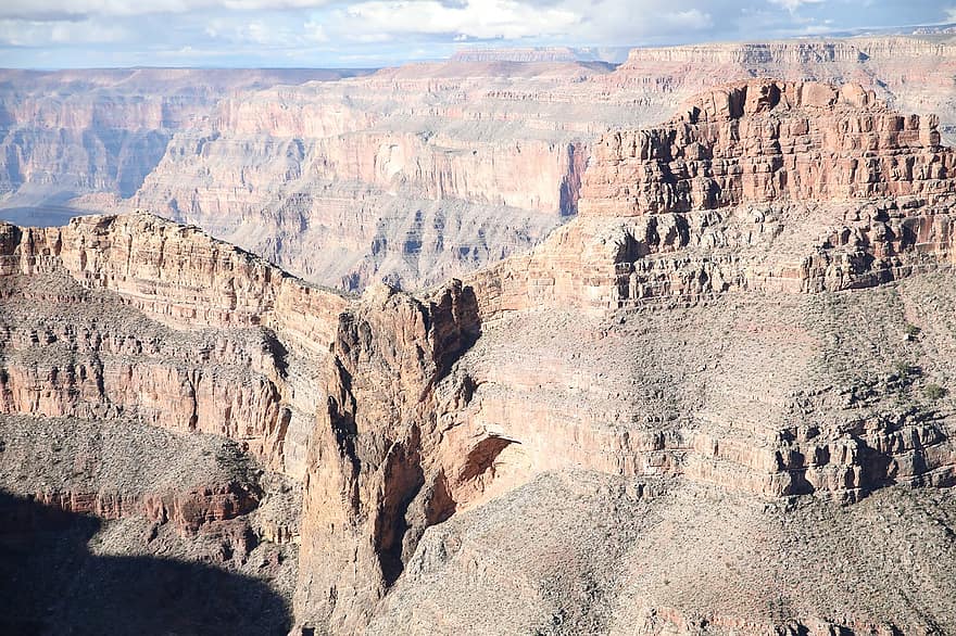 каньон, Гранд Каньон, природа, пътуване, панорамен, геология