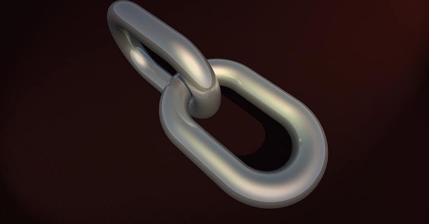 Chain, Chain Link, Connection, Related, Links Of The Chain, Members, Metal Chain, Connected, Shiny, Isolated, 3d