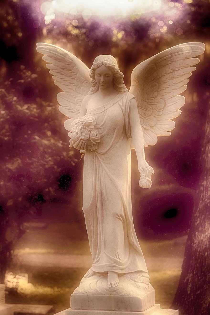 anděl, duchovní, andělský, svatý, mír, božský, opatrovníka, náboženský, duchovno, víra, fantazie