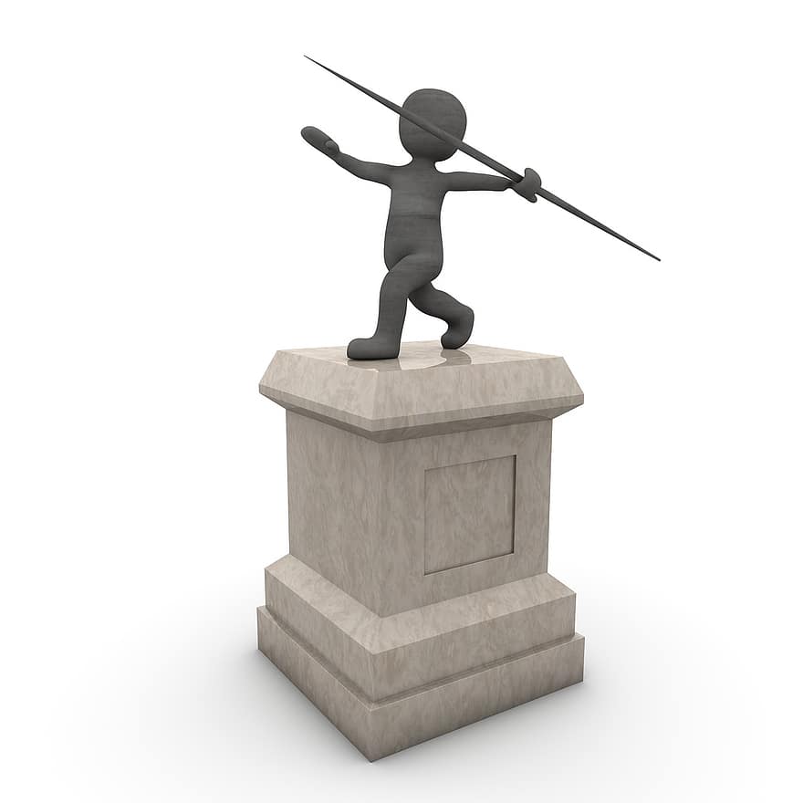 monumento, lancia, Olimpia, vigore, globo, pietra, scultura, punto di riferimento