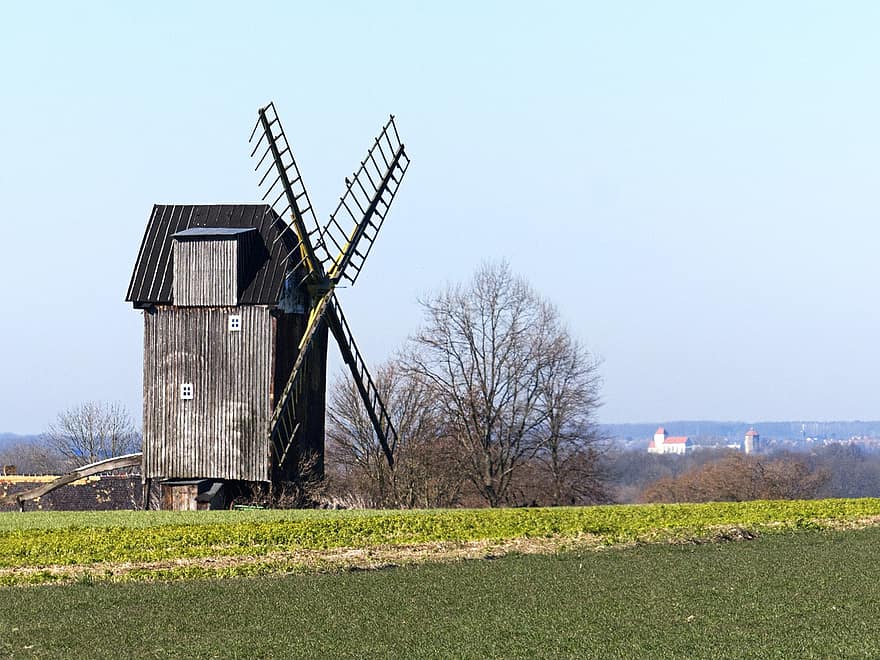 Mühle, Windmühle, die Architektur, Landschaft, Landwirtschaft, ländlich, Natur