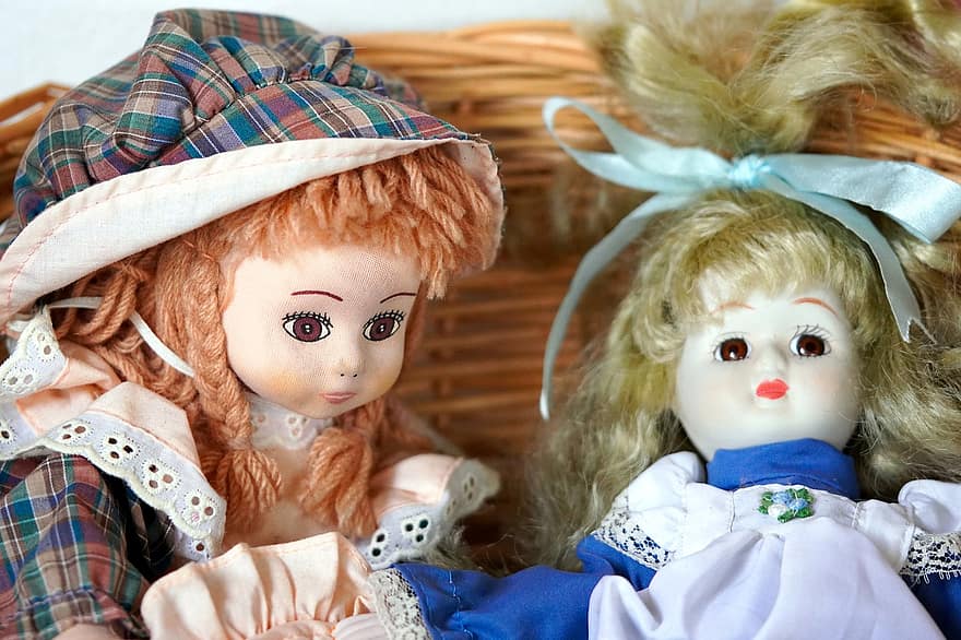boneka, mainan, mainan anak-anak, wayang, bermain, boneka kain, boneka porselen, dekorasi, anak, imut, tekstil