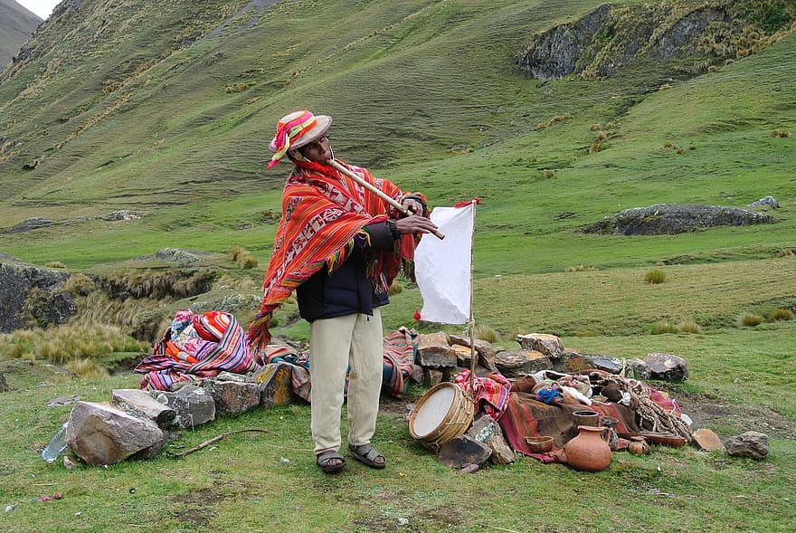 İnkalar, cusco, Peru, doğa, kırsal bölge, gelenek, erkekler, yürüyüş, dağ, macera, kültürler
