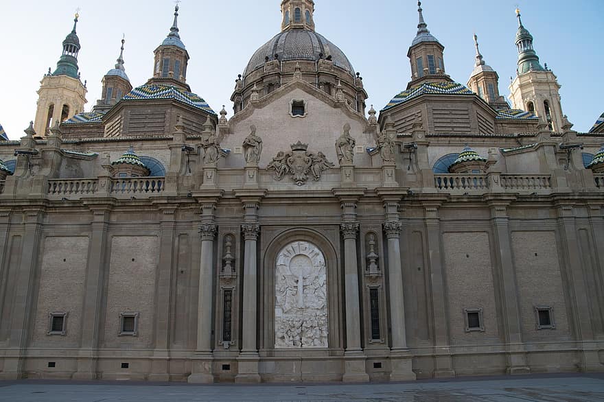 Igreja, arquitetura, turismo, Zaragoza, Europa, católico