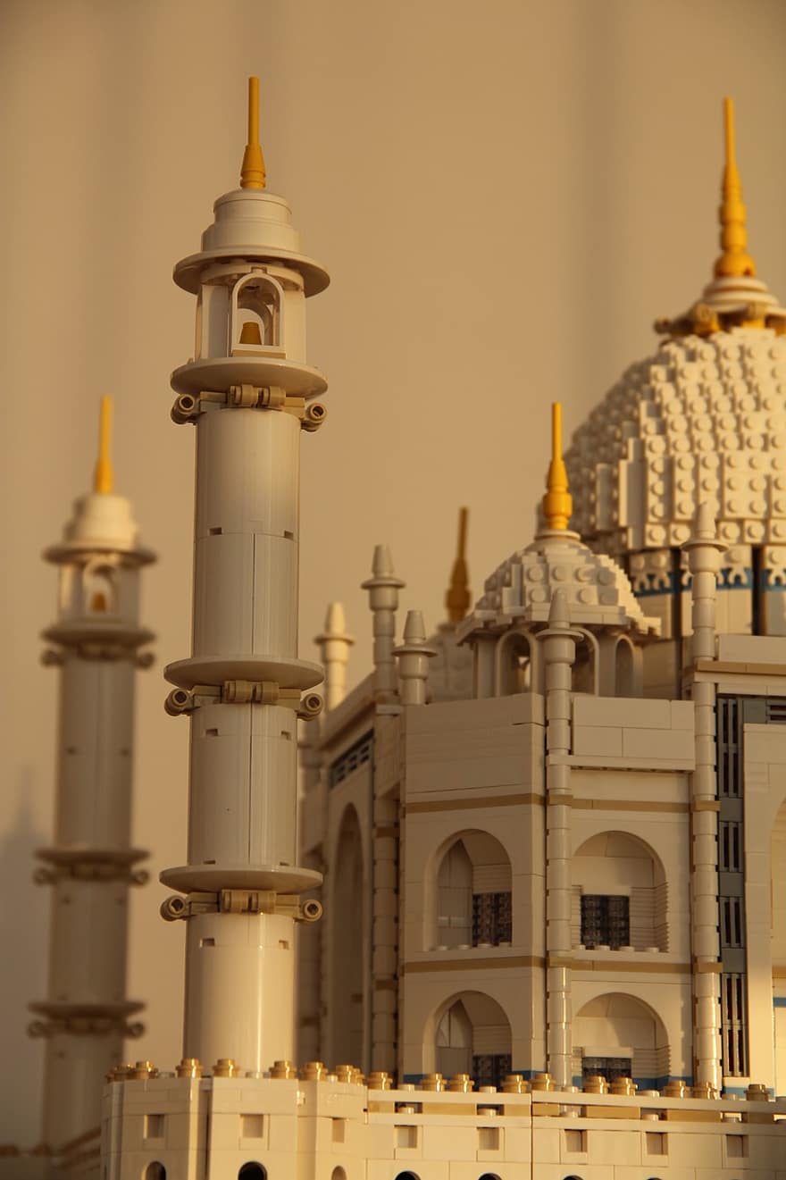 Taj Mahal, india, Agra, lego, Taj Mahal Lego, arkitektur, Oppbyggende