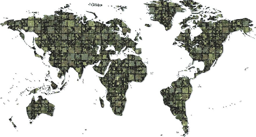 mappa del mondo, globale, geografia, internazionale, carta geografica, mondo, terra