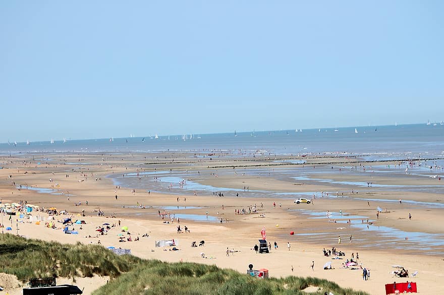 plajă, concediu de odihna, vară, mare, Plaja din Belgia, stațiune, în aer liber, excursie, călătorie, destinaţie
