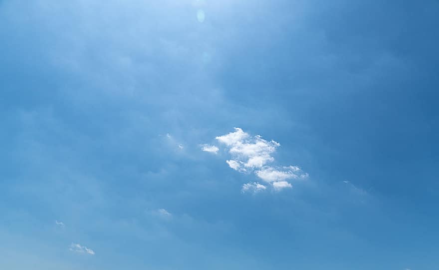 hemel, wolken, buitenshuis, stapelwolk, luchtruim, behang, blauw, dag, zomer, weer, achtergronden