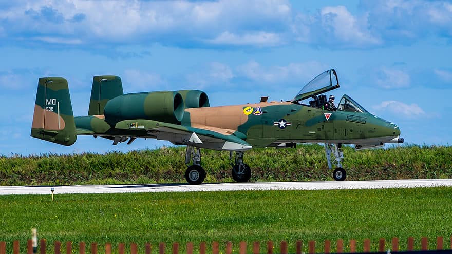 a-10, babi hutan, pesawat terbang, pesawat, jet, militer, Angkatan Udara, penerbangan, landasan pacu