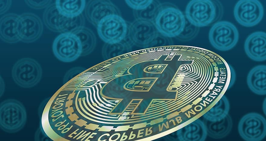 bitcoin, waluta, dolar, pieniądze, kryptowaluta, finanse, moneta, cyfrowy, Internet, kryptografia, technologia