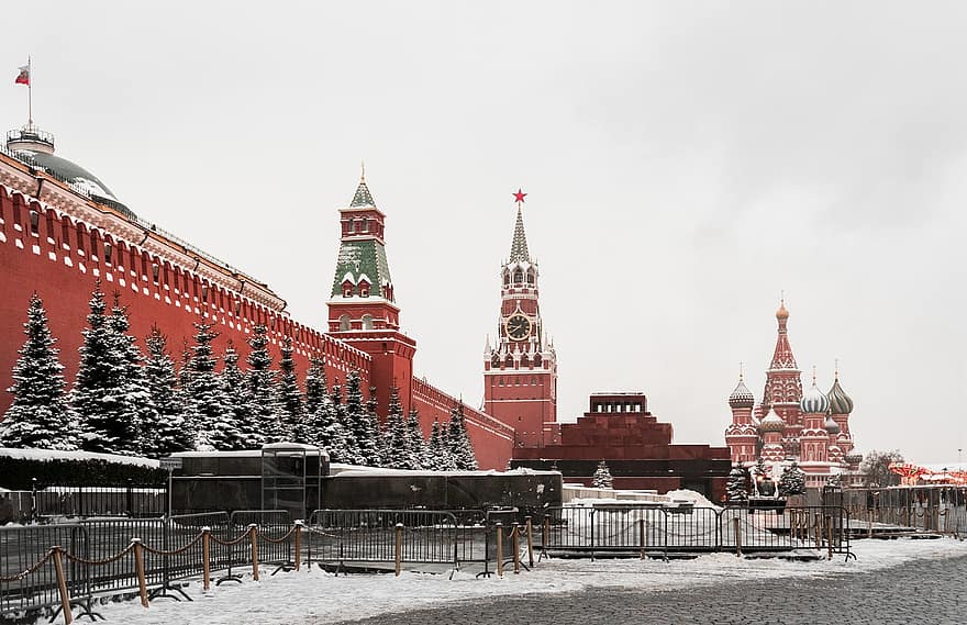Saint Basil's Cathedral, Moscow, Red Square, Kremlin, Russia, Architecture, Church, Orthodox Church, Tourism, Soviet Union, Monument