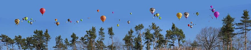 балони с горещ въздух, пътуване, приключение
