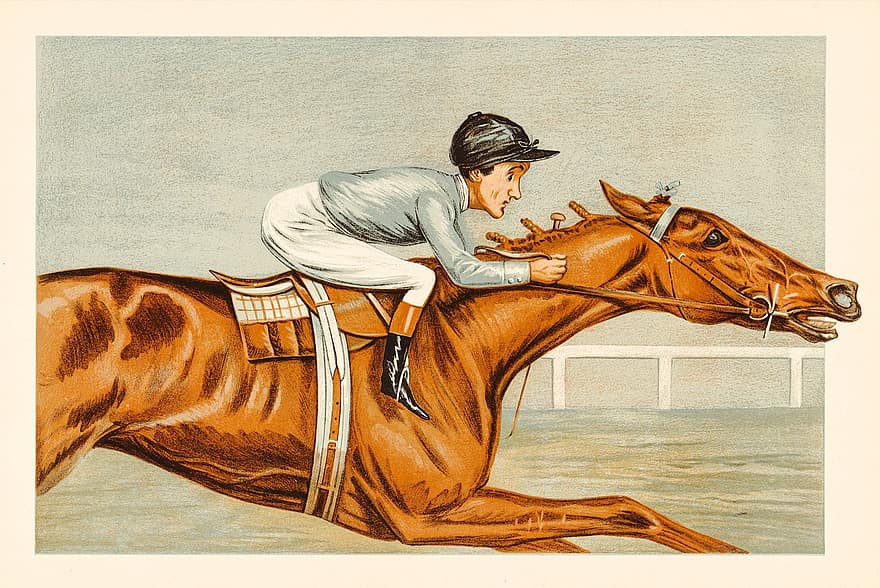 Jockey, Horse, Rider, Racing, Gambling, Riding, Betting, Running, Fast, Vintage, Gallop