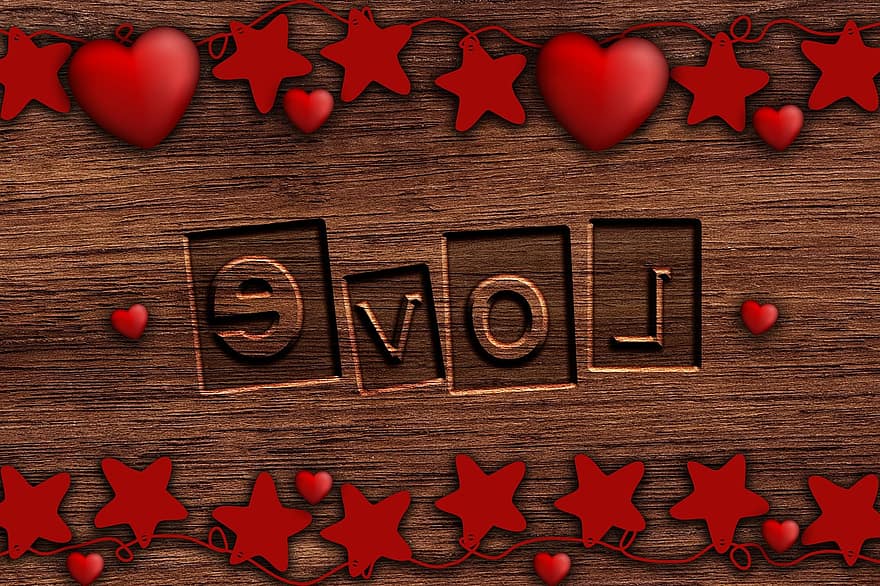 Background Romantic, Love, Wood, Wishes, Hearts, Heart, Design, Card, Reason, Romantic