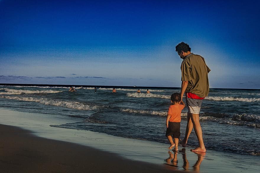 Dad, Walk, Child, Kid, Childhood, family, vacations, men, summer, lifestyles, father