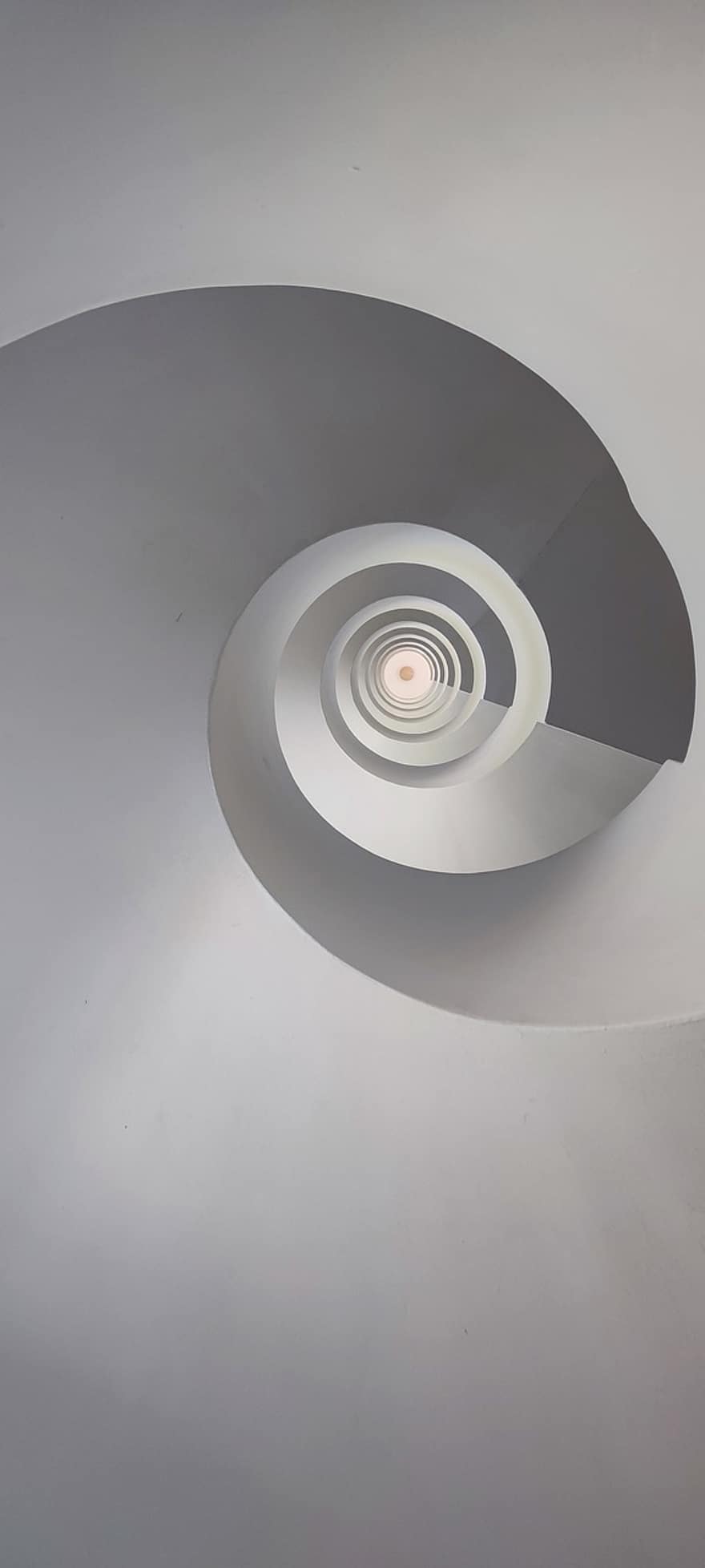 spirālveida kāpnes, gliemeža, kāpnes, kāpņu telpa, fona, spirāli, abstrakts, dizains, tuvplāns, modeli, formas