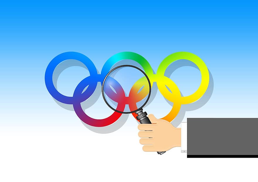 Hand, Keep, Magnifying Glass, Rings, Olympia, Olympic, Olympiad, Investigation, Increase, Watch, Search For Clues