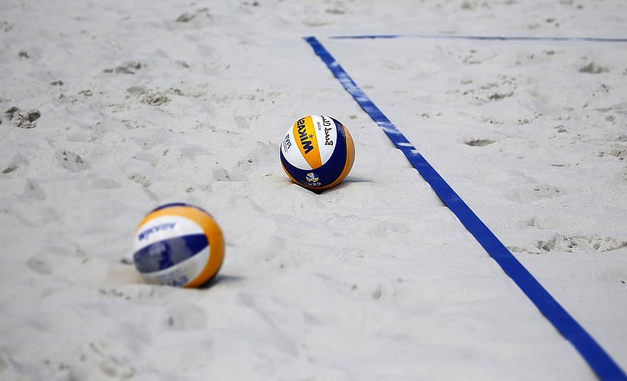 Sport, Beach Volleyball, Ball, Sand, Ball Sports, Beach, Volleyball, Beach Volley, Volley, Team Sport