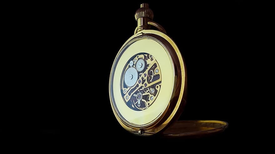 Kišeninis laikrodis, laikas, laikrodis, senas, valandų, laikrodžio veidas, nostalgija, rodyklė, sekundžių, retro, Senovinis