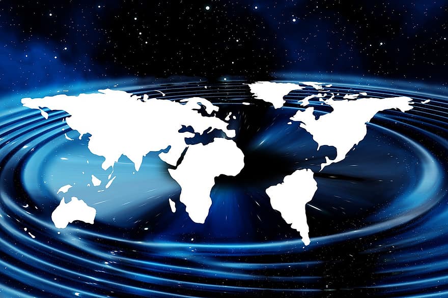 земной шар, континенты, вселенная, пространство, космос, globalalisierung, Мир, Глобальный, зеленый, земля, среда