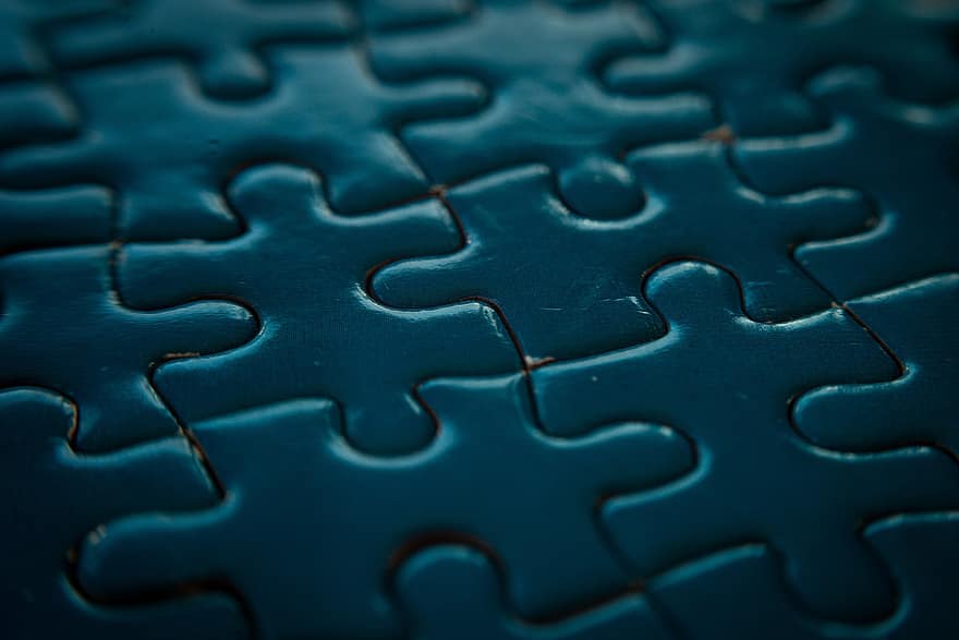 Puzzle, Pieces, Challenge, Interlocking, pattern, backgrounds, abstract, jigsaw puzzle, solution, leisure games, close-up