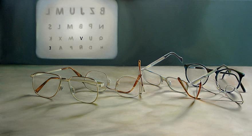 Miopia selectivă, ochelari, ochelari de vedere, lentile, optică, citit, citind