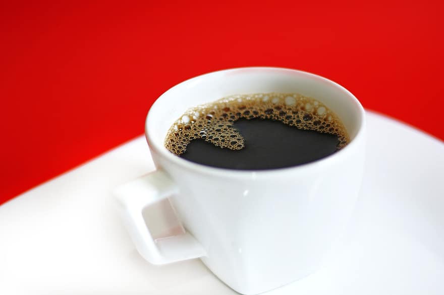šálek kávy, pohár, káva, Káva-pozadí, napít se, džbánek, kavárna, OK, snídaně, nápoj, kofein