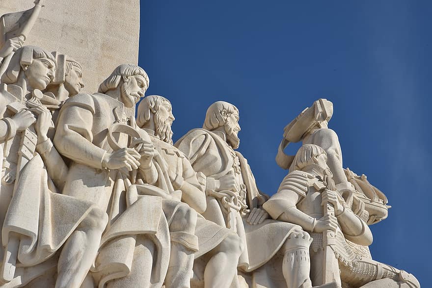 standbeeld, kunst, monument, reizen, toerisme, Lissabon