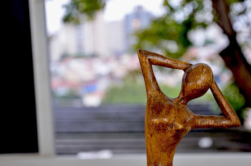 estatua de bronce, parque, ciudad