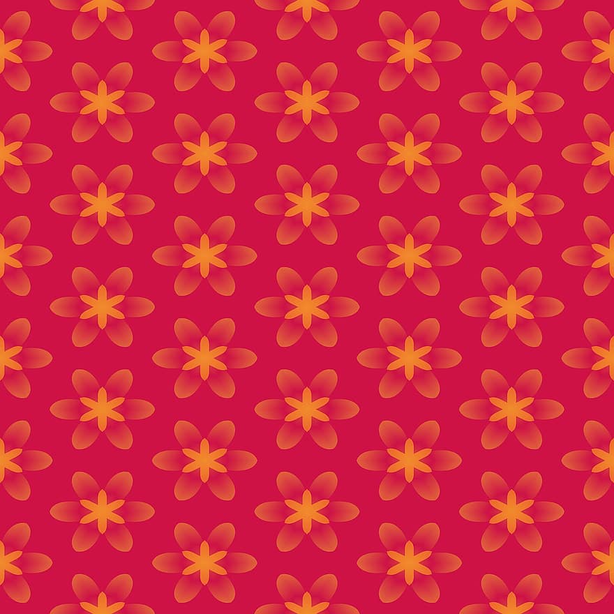 Blumenmuster, rosa Hintergrund, Blumenhintergrund, Blumentapete, Hintergrund, Tapete, abstrakt, nahtlose Muster