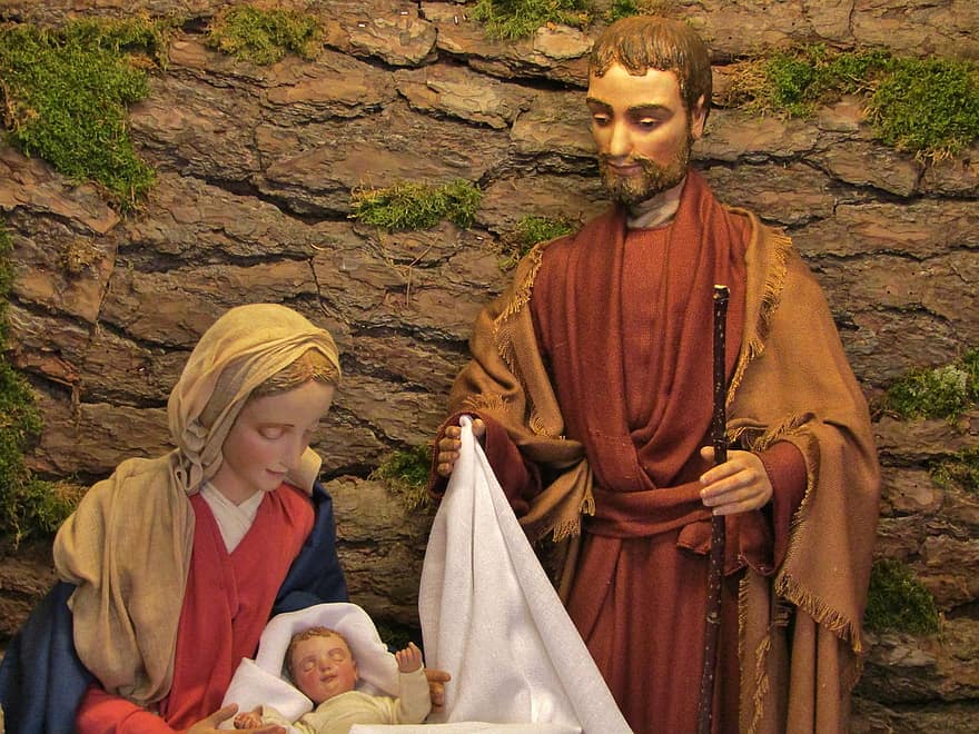 gimimo scena, Kalėdos, bethemas, krikščionybė, religija, Jėzaus gimimas, Kristaus gimimas