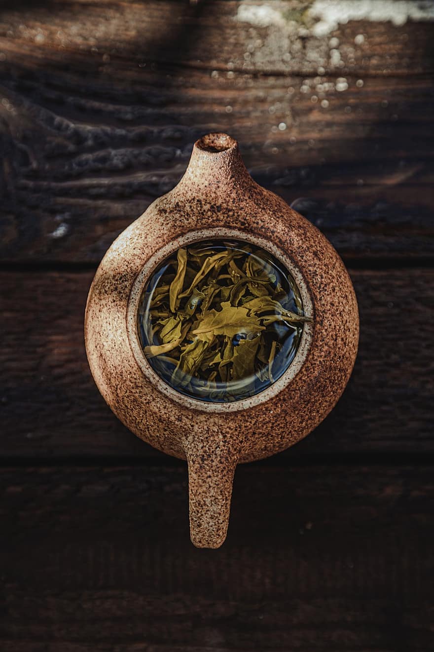 teáskanna, tea, zöld tea, vízforraló, camellia sinensis, Kis edény, fazekasság, tea idő, teaszertartás, konyhaedények, hagyomány