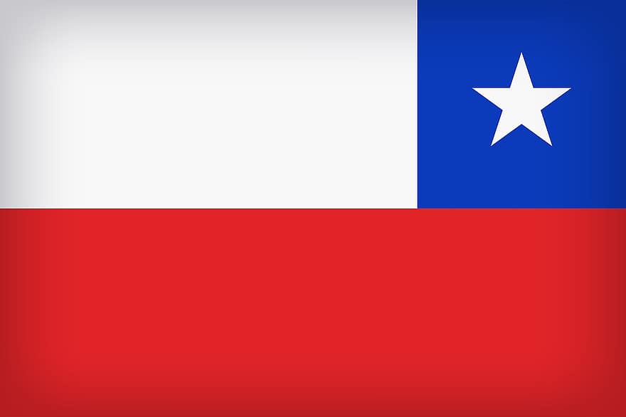 Flagge von Chile, Flagge, Chile, Symbol, Design, National, Nation, Tourismus, Logo, Land, patriotisch