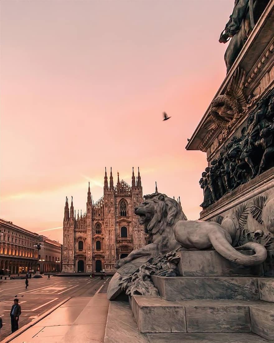 katedraali, matkustaa, matkailu, Milanon katedraali, matkailukohde
